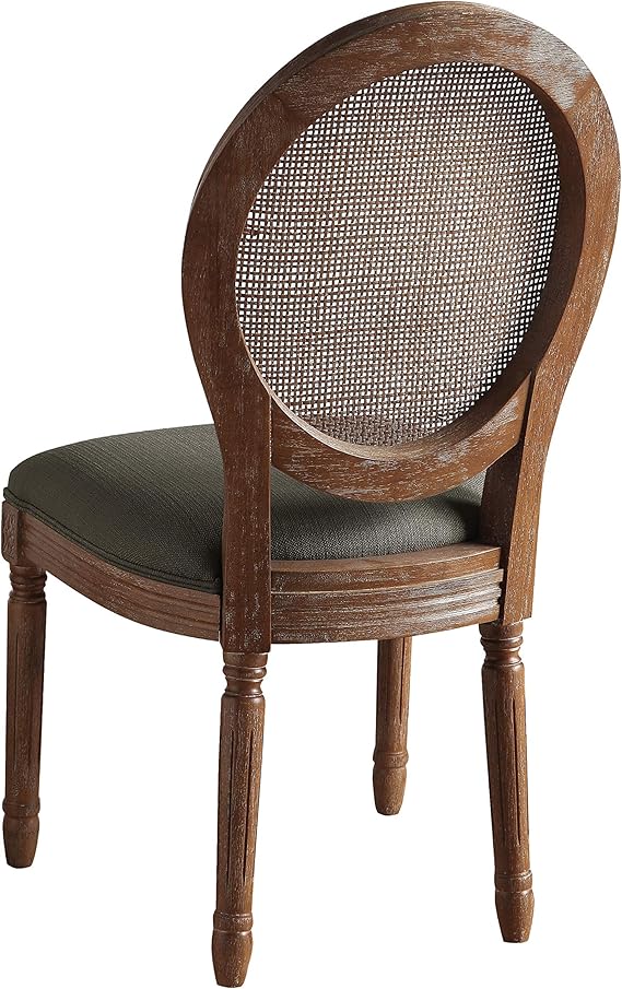 Stella Oval Back Dining Accent Chair, Otter Green