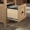 August Hill L-Shaped Desk, Oak