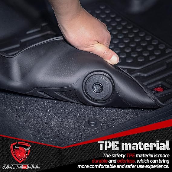 Floor Mats & Cargo Liner Compatible with 2023 2024 Mercedes Benz GLC Cargo Mat, Full Set All Weather Protection 1st, 2nd Row Car Liners & Trunk Mat, Black