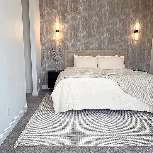 Bohemian Boho Fringe Carpet - 7'9" x 10'