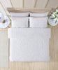Medallion Chenille Bedspread, King, White