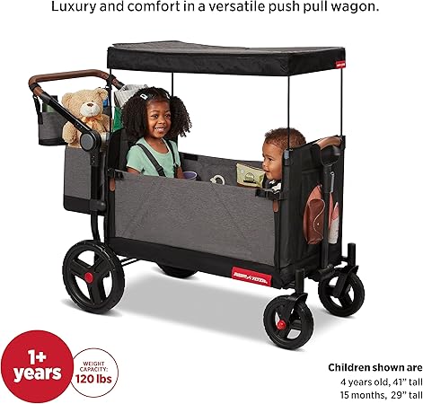 Atlas Stroll N Wagon, Folding Wagon - Gray