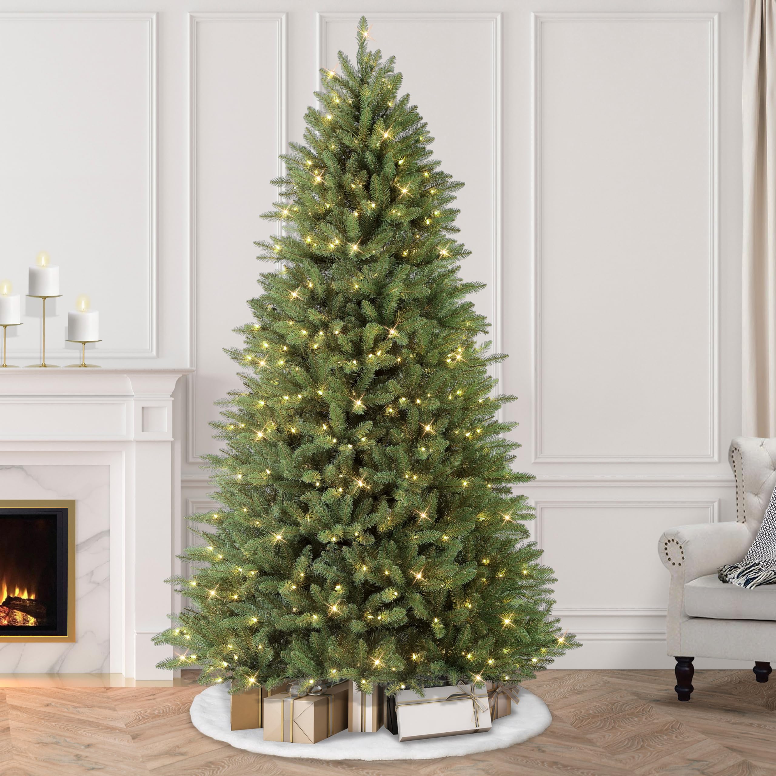 Prelit Fraser Fir Artificial Christmas Tree