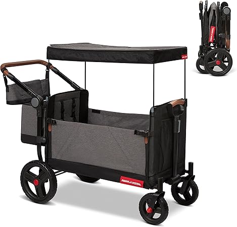 Atlas Stroll N Wagon, Folding Wagon - Gray