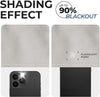 Blackout Curtains, Room Darkening Window Accent for Bedroom, Sun Blocking, Thermal, Set of 4 Panels, 8 Grommets, Chrome
