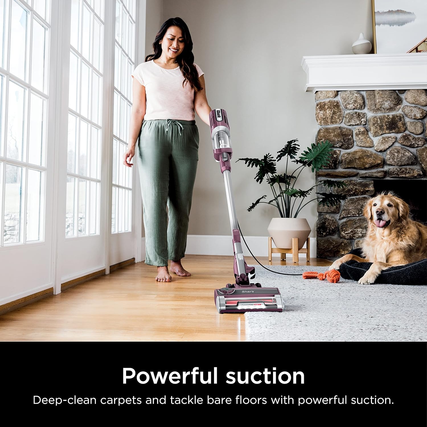 Ultralight PetPro Corded Stick Vacuum Wine Purple