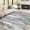 Modern Neutral Abstract Aesthetic Rug, 8'x10'