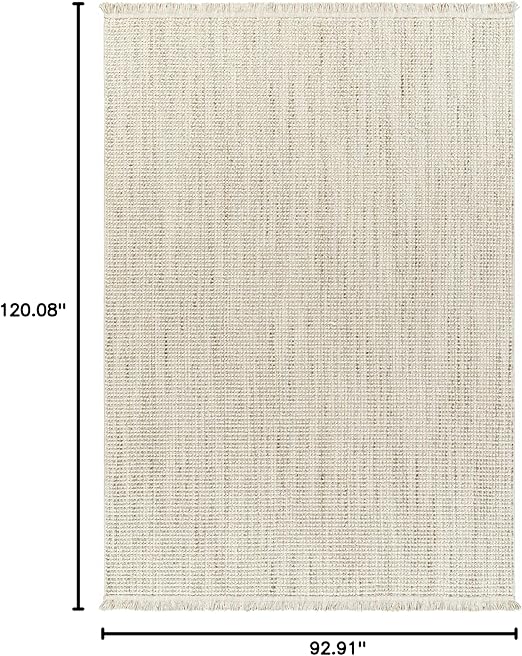 Bohemian Boho Fringe Carpet - 7'9" x 10'