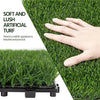 27PCS Turf Interlocking Deck Tiles Fake Grass Interlocking Carpet Tiles Grass for Indoor Outdoor