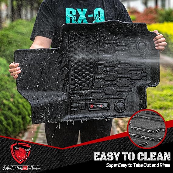 Floor Mats & Cargo Liner Compatible with 2023 2024 Mercedes Benz GLC Cargo Mat, Full Set All Weather Protection 1st, 2nd Row Car Liners & Trunk Mat, Black