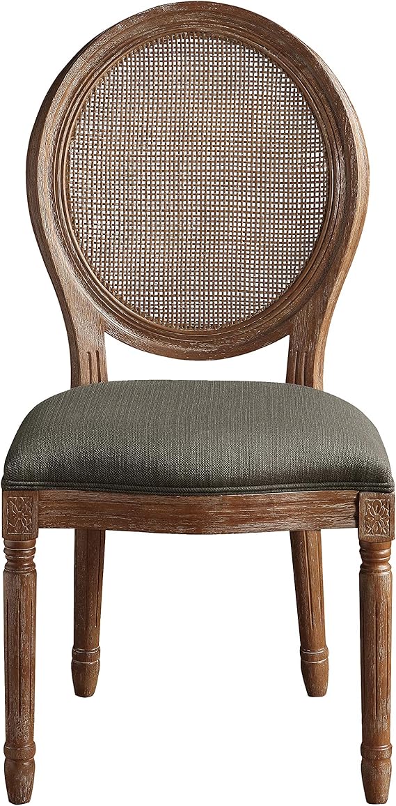 Stella Oval Back Dining Accent Chair, Otter Green