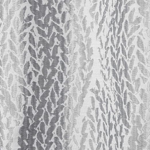 Peconic Light Filtering Back Tab Rod Pocket Curtain Panel Pair, Grey