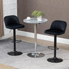Adjustable Bar Stools 1-Piece, Velvet Counter Height Barstool, Upholstered Kitchen Stool with Swivel Seat, Steel Frame, Footrest