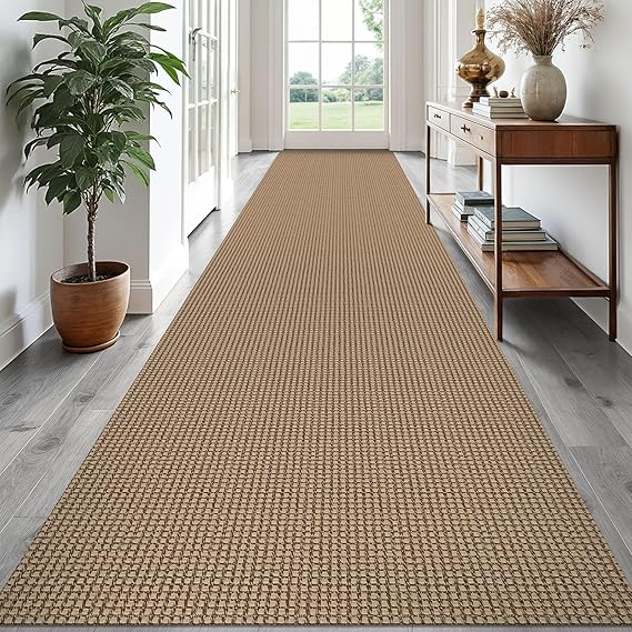 Washable Runners for Hallways Extra Long Woven Non Slip