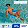 Spring Float Premium SunSeat Pool Chairs for Swimming Pool, Inflatable Pool Floats Adult with Fast Inflation for Ages 15 & Up, Sky Blue
