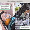 3D Mini Convenience Stroller – Lightweight Stroller with Compact Fold, Multi-Position Recline, Canopy with Pop Out Sun Visor – Umbrella Stroller for Travel and More, Slate Grey