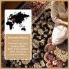 Barclay Medallion Kashan Black Traditional Area Rug