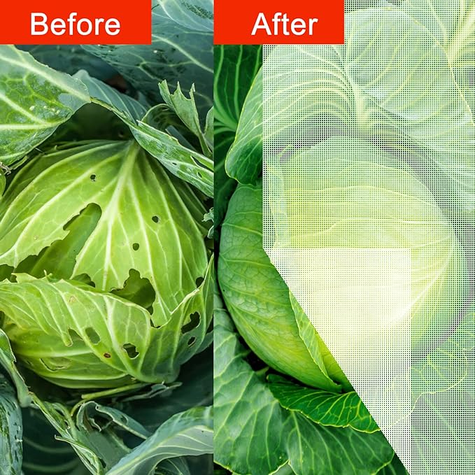 Bird Netting Garden Netting Insect Pest Barrier,Plant Cover Fruit Tree Netting Mesh Protection Bag with Drawstring,White