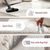 Risette Solid 4'x6' Shag Area Rug, Ivory