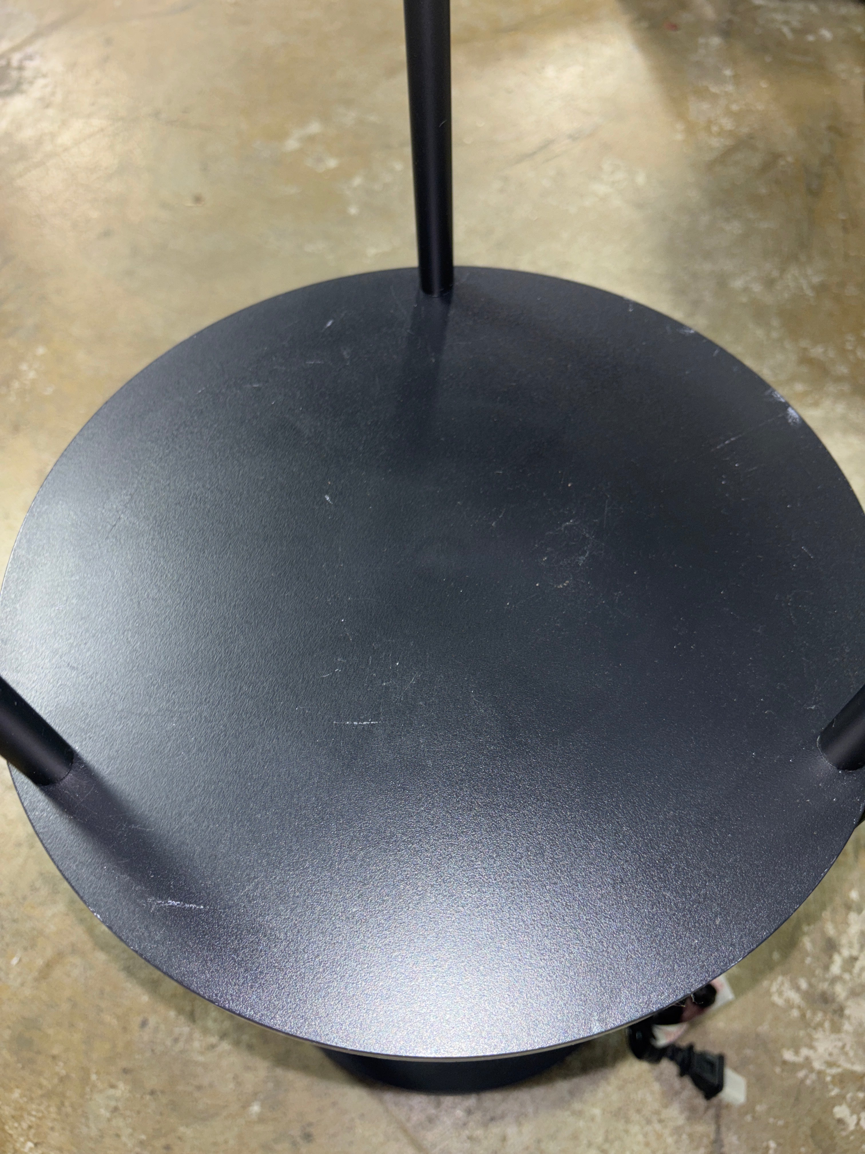 56" x 11" Shelf Floor Lamp - Black SHOWROOM ITEM