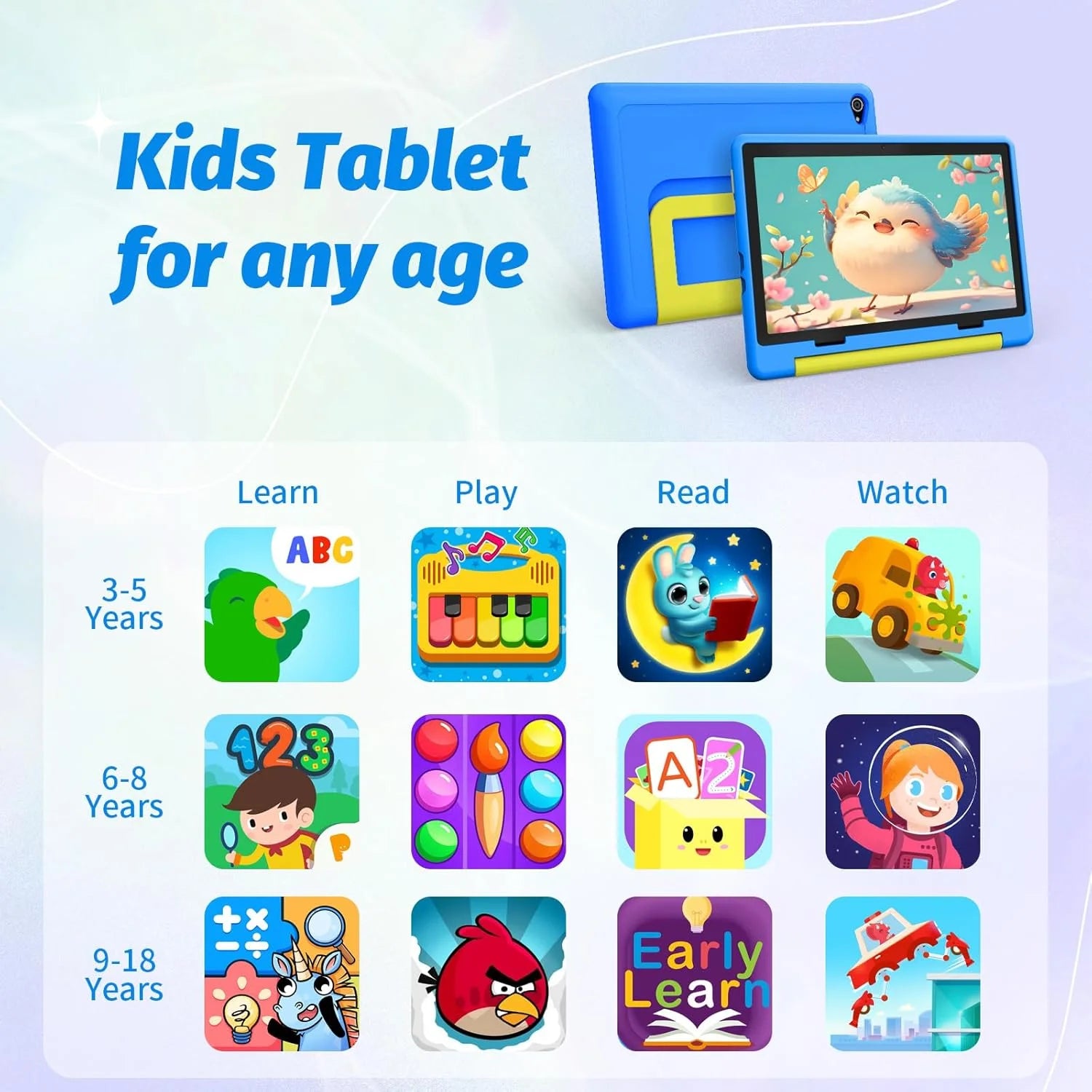 Kids Tablet Android 14 Tablet for Kids