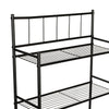 3-Tier Steel Over-The-Toilet Space Saver, Black