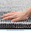 Bathroom Rugs Chenille Gradient Stripe Soft Plush Water Absorbent Shower Mat (20