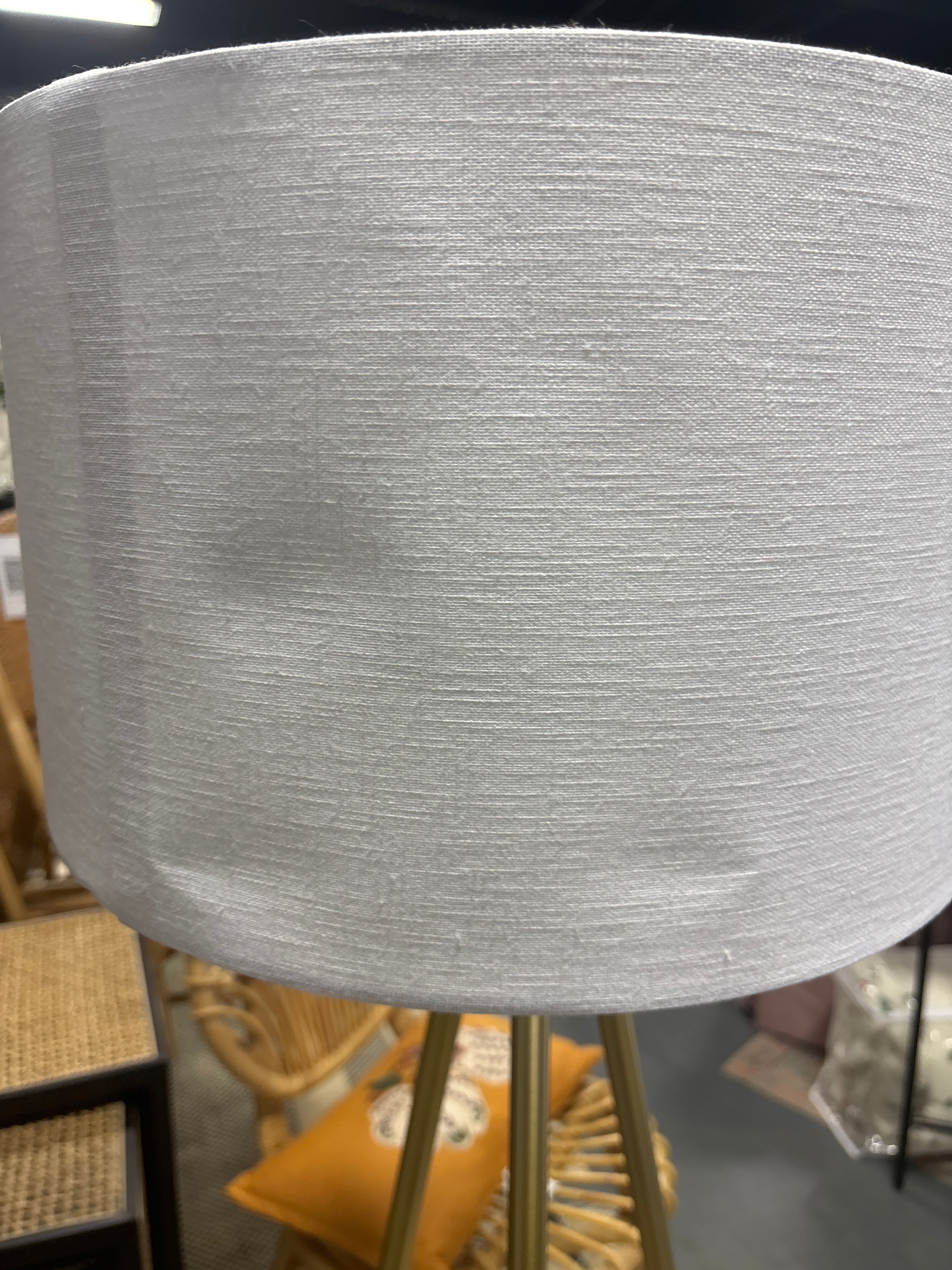 60" x17.5" Ellis Tripod Floor Lamp - Brass SHOWROOM ITEM