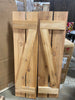 SET OF 4 TimberCraft Rough Sawn Red Cedar Shutters, 2 Boxes