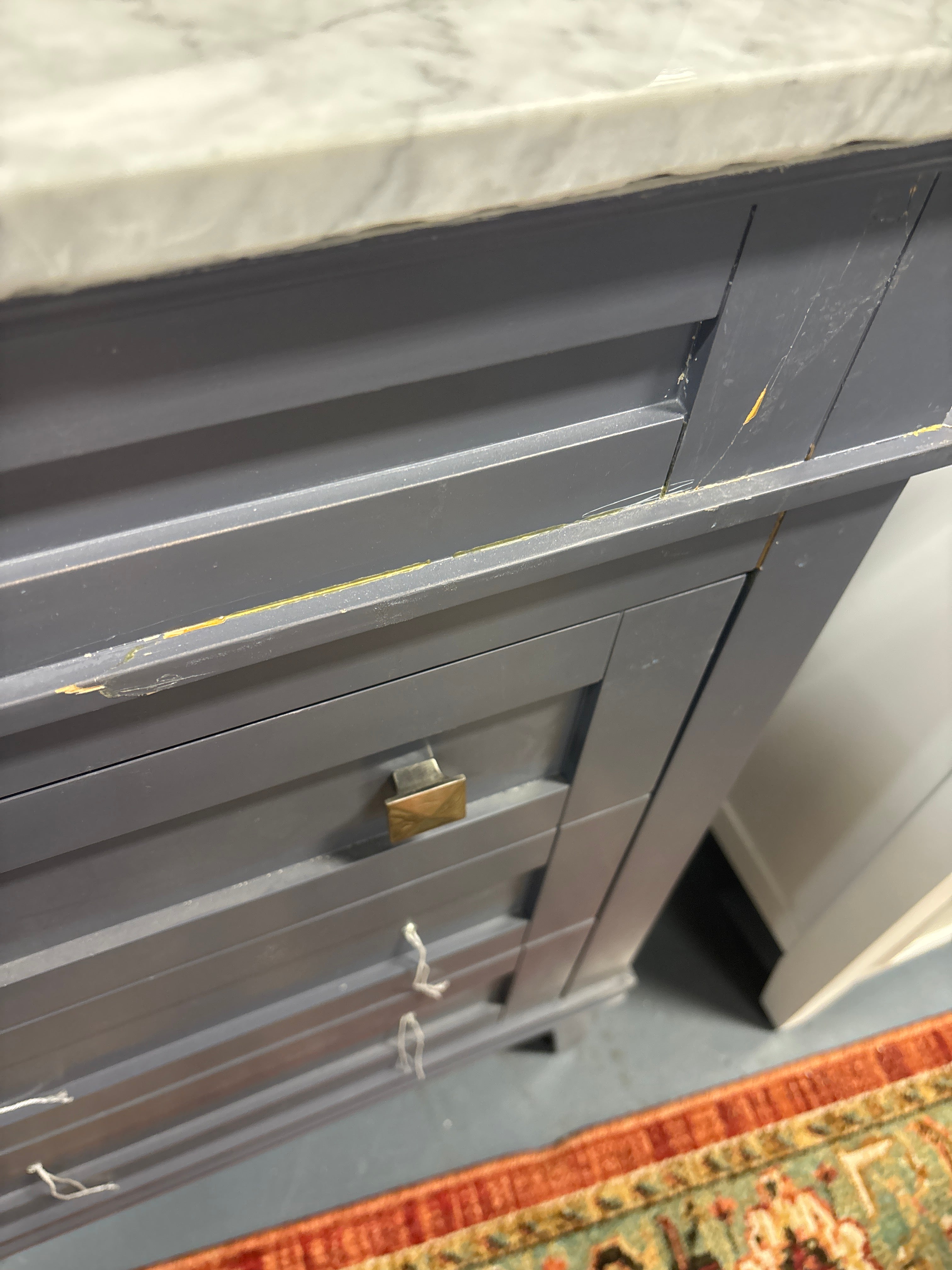 Frankfurt 24" Single Bathroom Vanity - Marine Gray SHOWROOM ITEM
