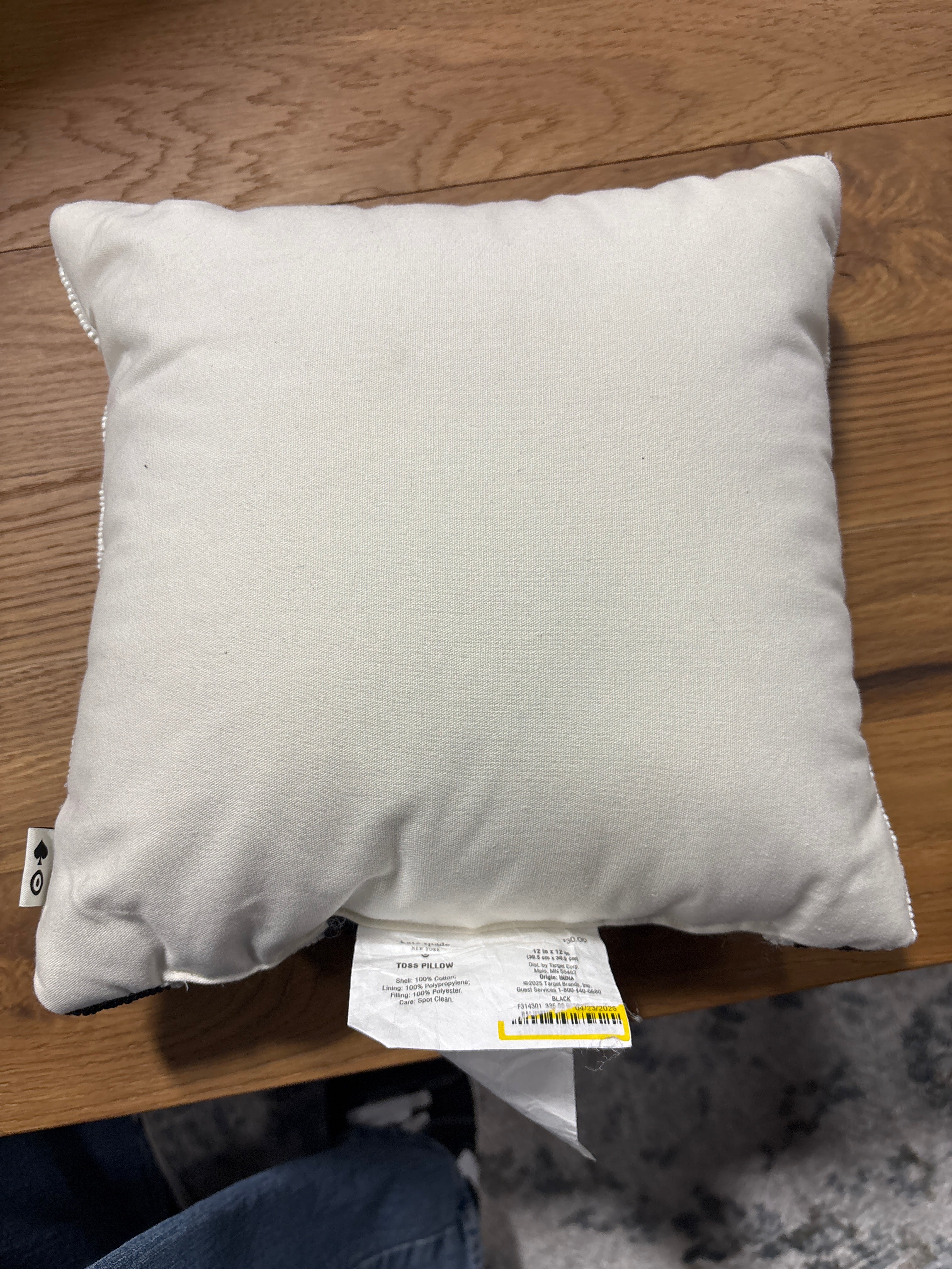 12"x12” Kate Spade NY x Target Beaded Polka Dot Square Throw Pillow SHOWROOM ITEM