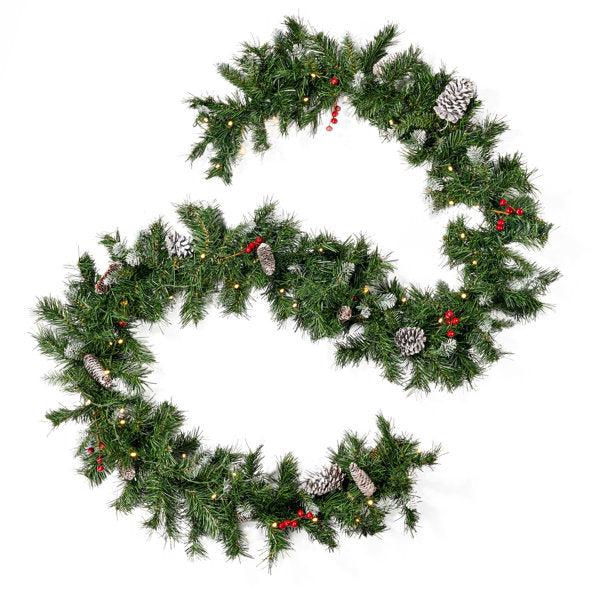 9' Spruce Artificial Christmas Garland