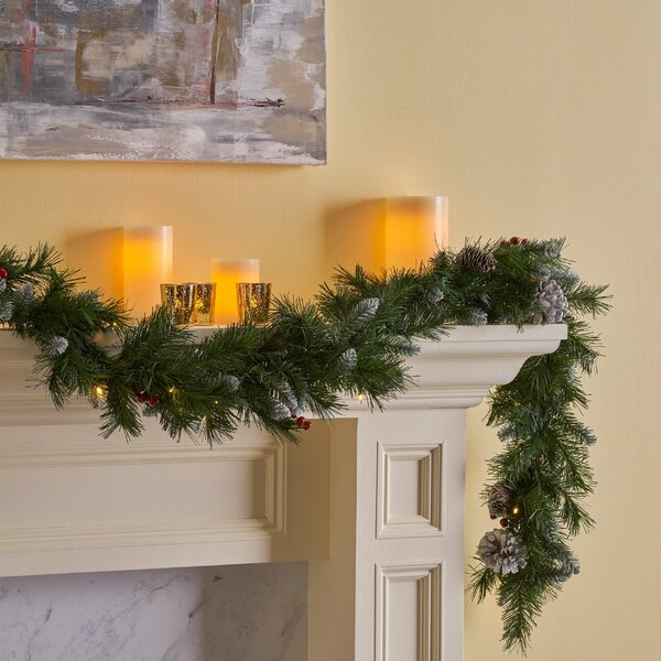 9' Spruce Artificial Christmas Garland