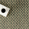 Camryn Herringbone Indoor/Outdoor Area Rug, 8' x 10', Green