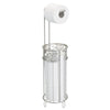 Steel Toilet Paper Roll Storage and Dispenser - Satin