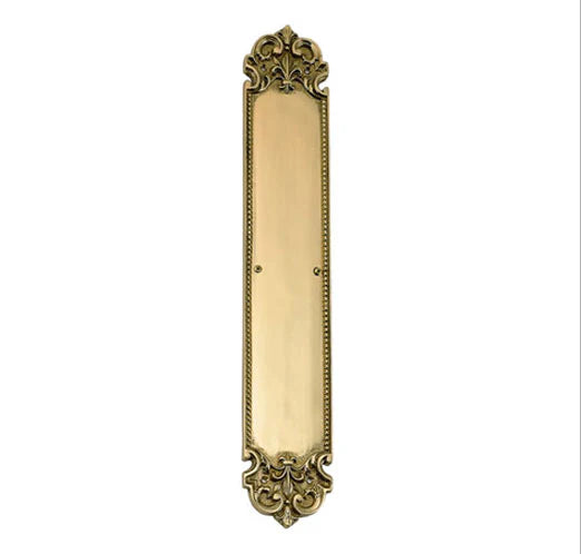 Fleur De Lis Push Plate  Set of 2