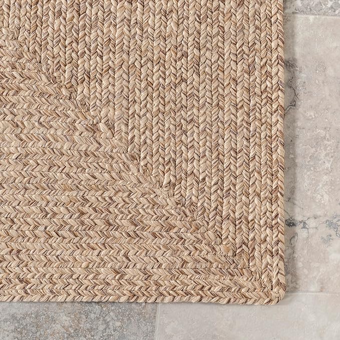 Wynn Braided Indoor/Outdoor Area Rug, Tan