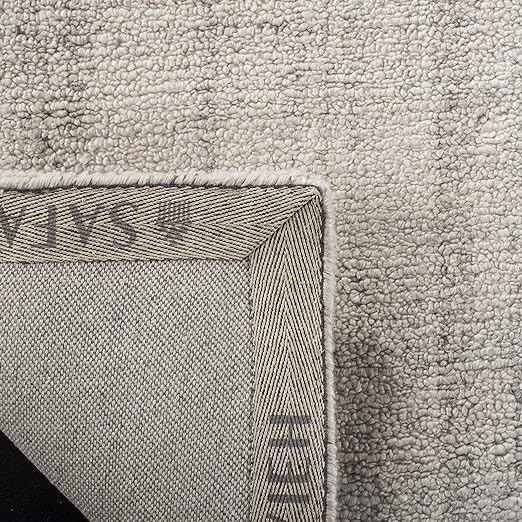 Abstract Ivory/Light Gray Speckled Area Rug