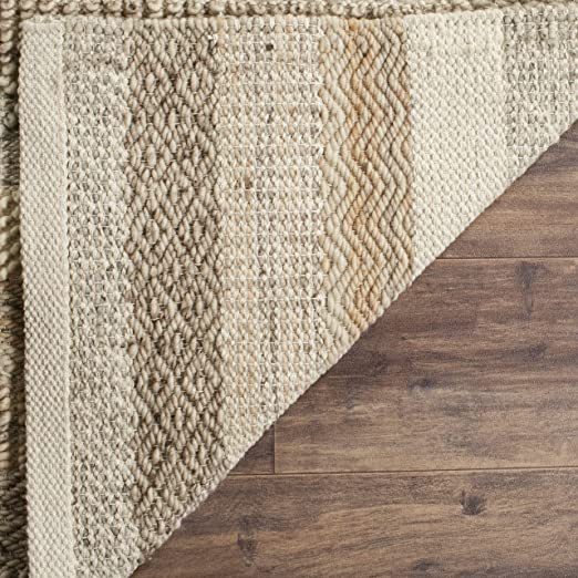 4' x 6' Beige Handmade Moroccan Boho Tribal Wool & Cotton Area Rug