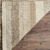 4' x 6' Beige Handmade Moroccan Boho Tribal Wool & Cotton Area Rug