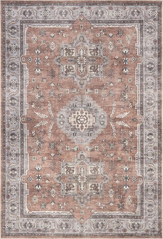 Green Haven Collection SuperiorWash Indoor Area Rug, 4'x6'