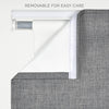 Frontera Natural/Taupe Solid Blackout Roman Shade