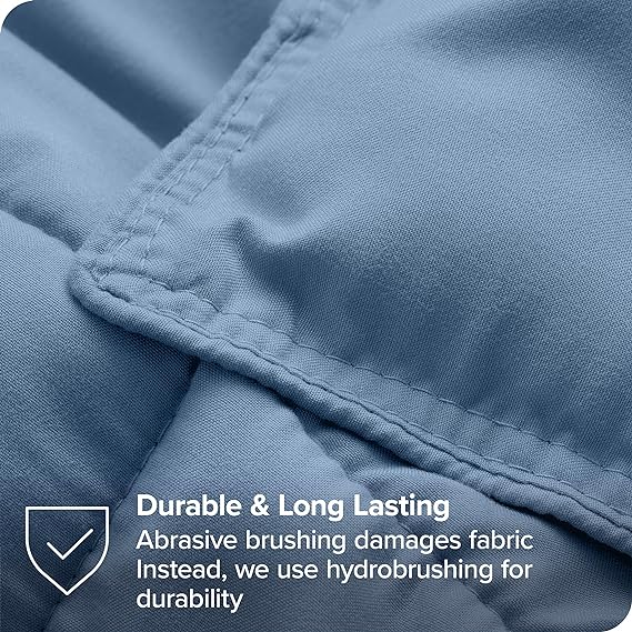 Comforter Set - Queen Size - Ultra-Soft - Goose Down Alternative - Premium 1800 Series - All Season Warmth (Queen, Coronet Blue)