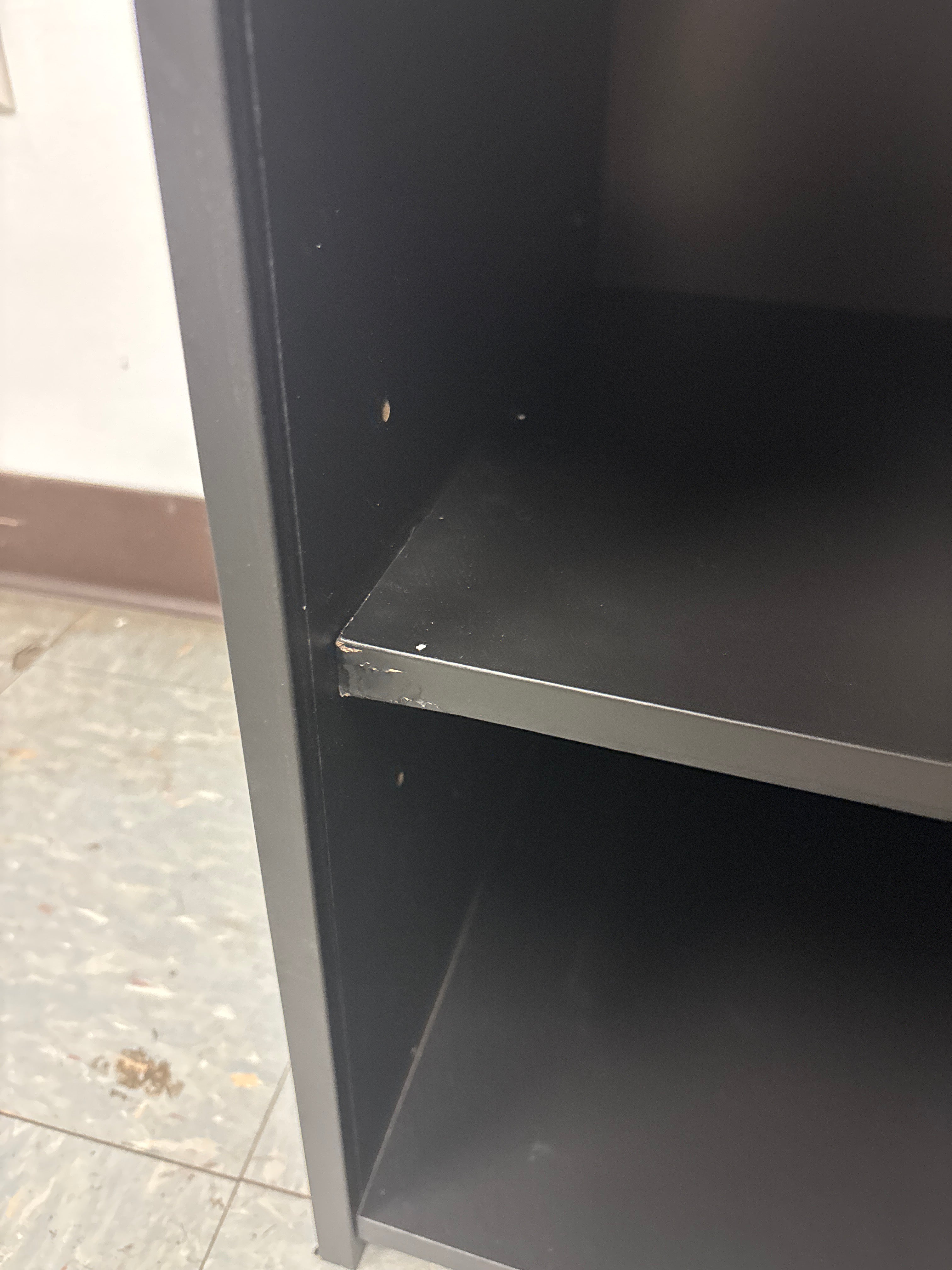 Dorm Storage TV Stand - Black SHOWROOM ITEM