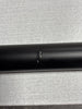 Walnut Wood Cap Curtain Rod -  Black SHOWROOM ITEM