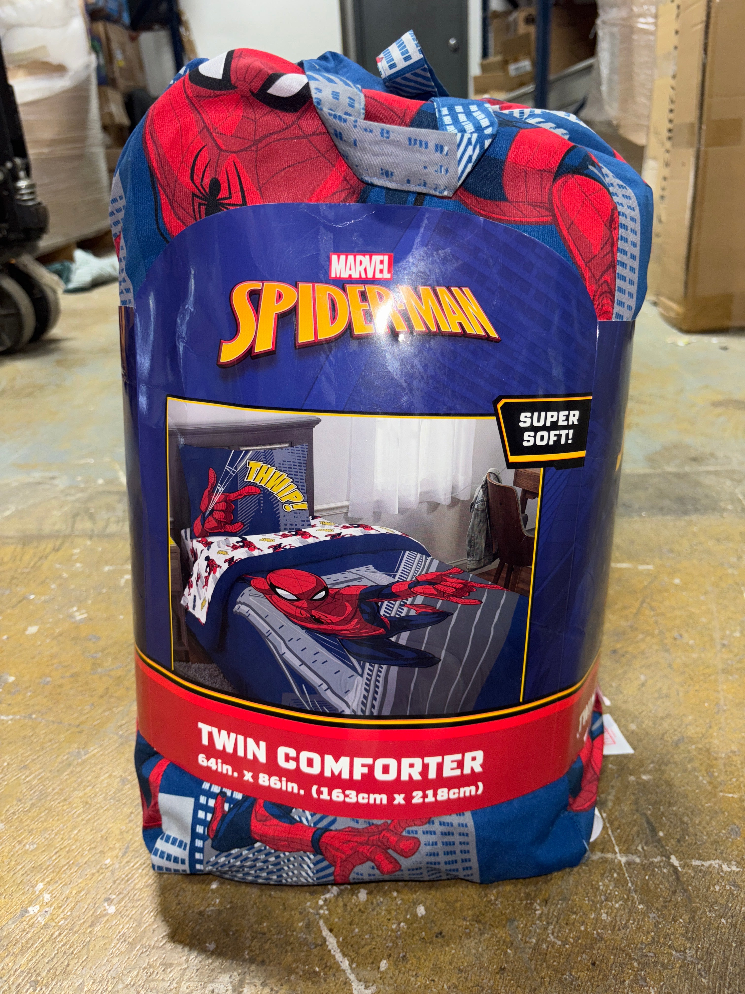 (TWIN) Marvel Spider-Man Comforter SHOWROOM ITEM