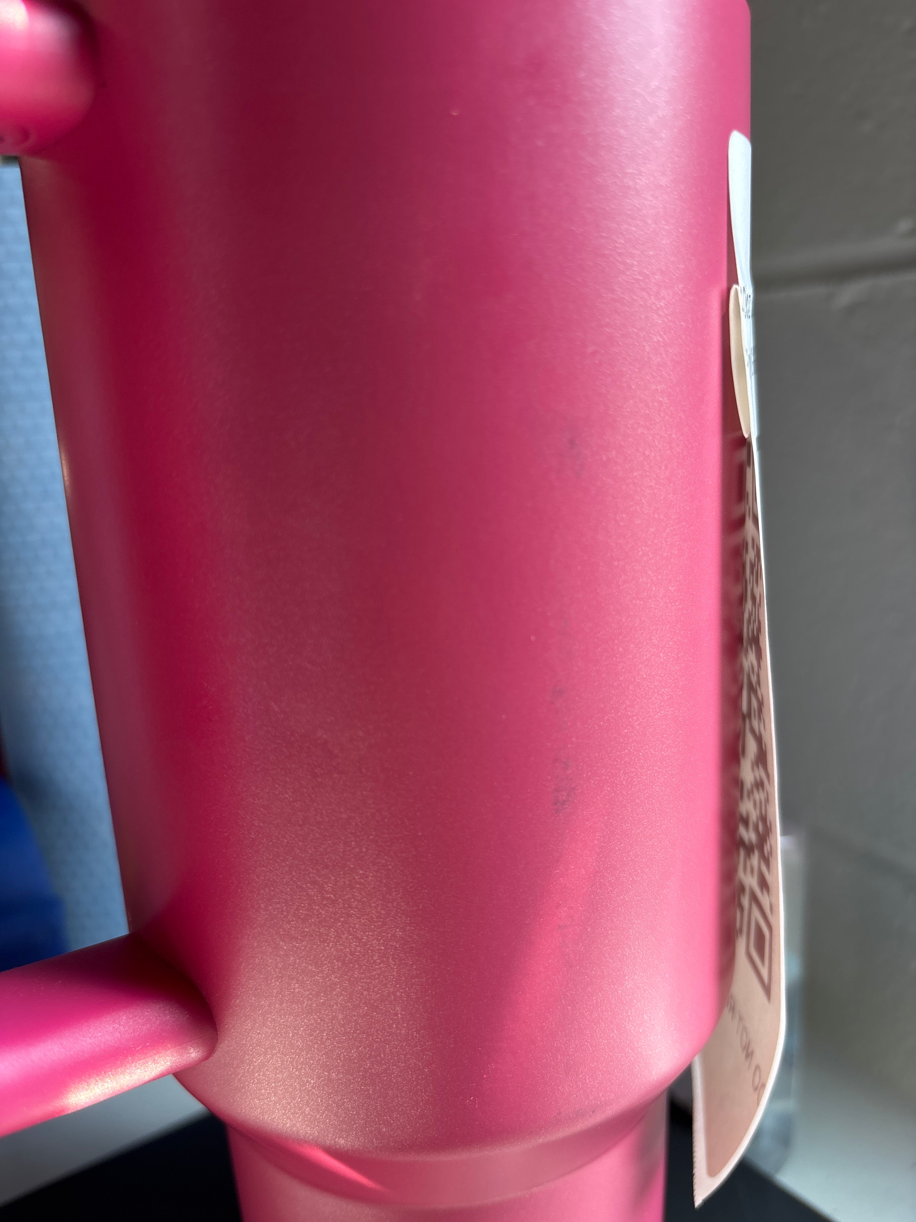40oz Starbucks+Stanley Holiday Berry Pink Glitter with Gold Trimming Tumbler SHOWROOM ITEM