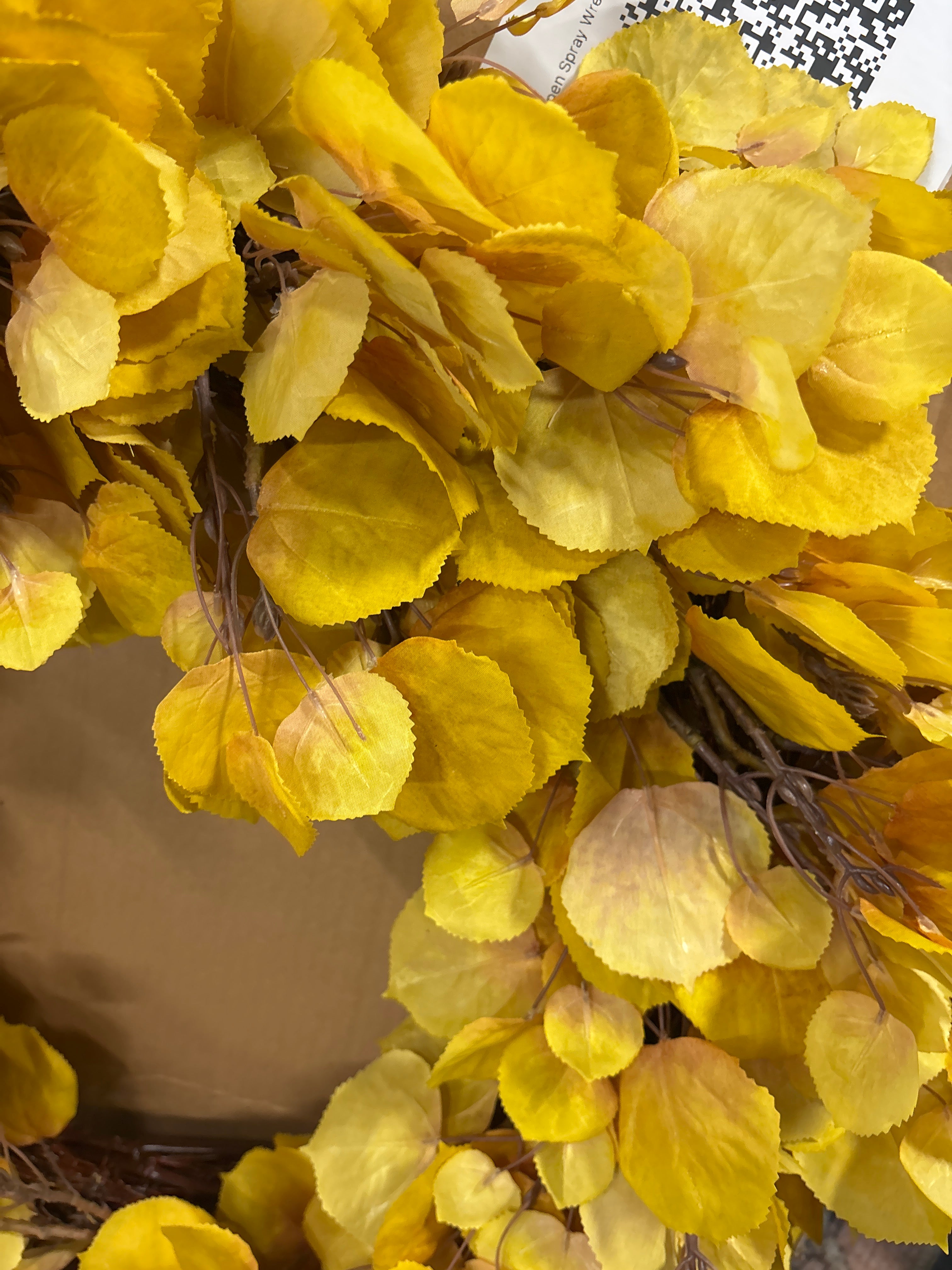 Aspen Spray Wreath SHOWROOM ITEM