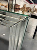 Silver Console Table Entryway Table