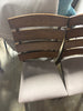 (Set of 2) Dining Chair with Slatted High Backrest and Rubber Wood Legs SHOWROOM ITEM